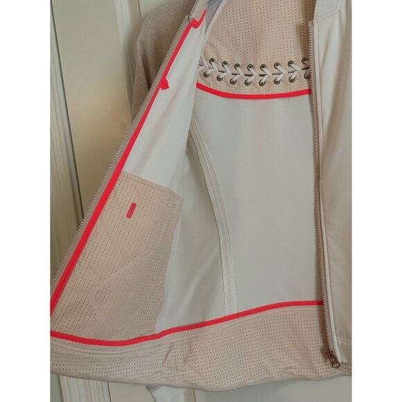 lululemon athletica White and Beige Bomber Jacket - Picture 3 of 6